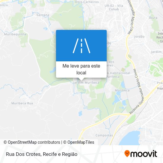 Rua Dos Crotes mapa