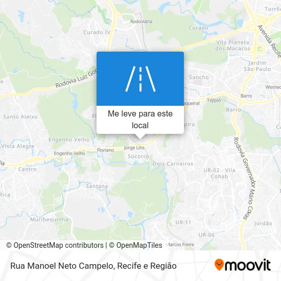 Rua Manoel Neto Campelo mapa
