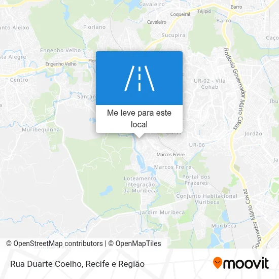 Rua Duarte Coelho mapa