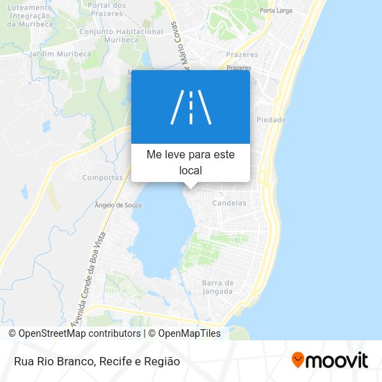 Rua Rio Branco mapa