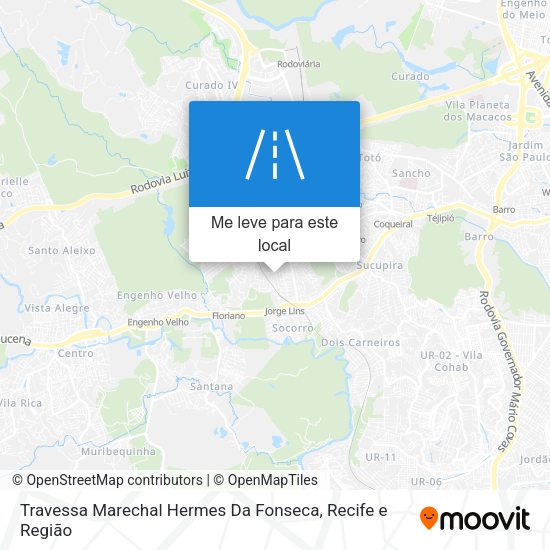 Travessa Marechal Hermes Da Fonseca mapa