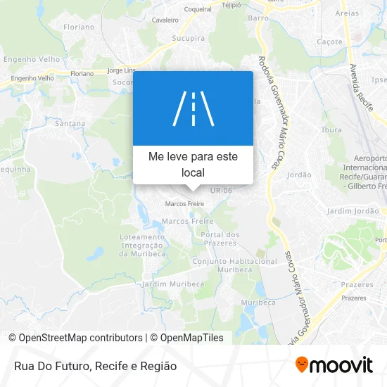 Rua Do Futuro mapa