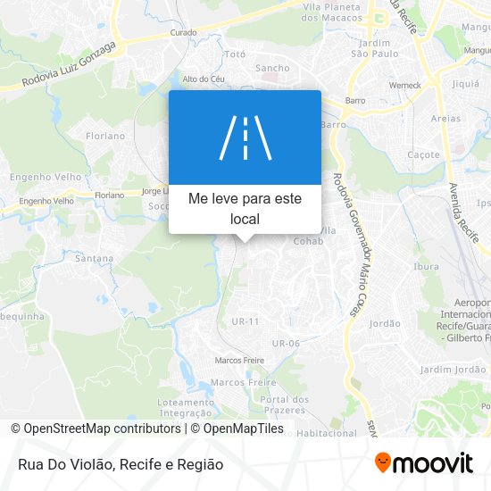 Rua Do Violão mapa