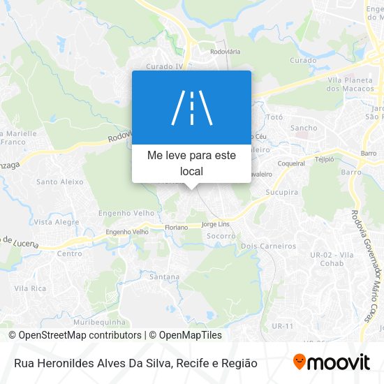 Rua Heronildes Alves Da Silva mapa