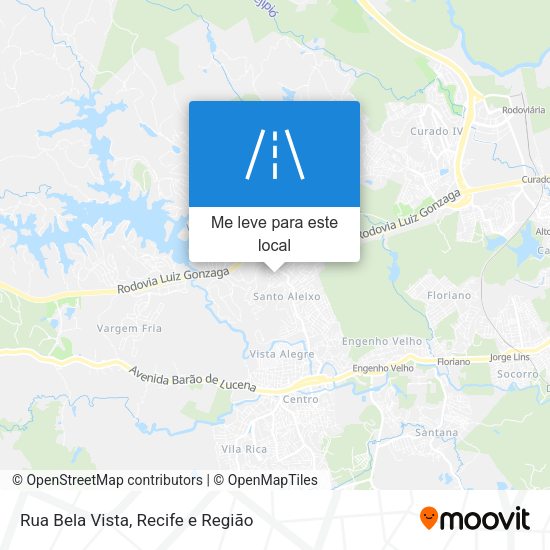 Rua Bela Vista mapa
