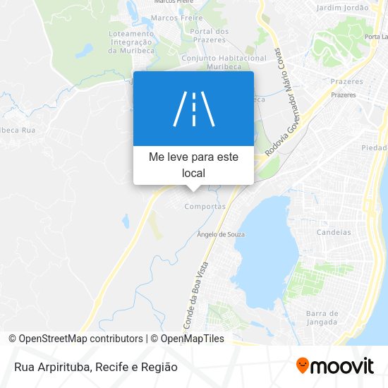 Rua Arpirituba mapa