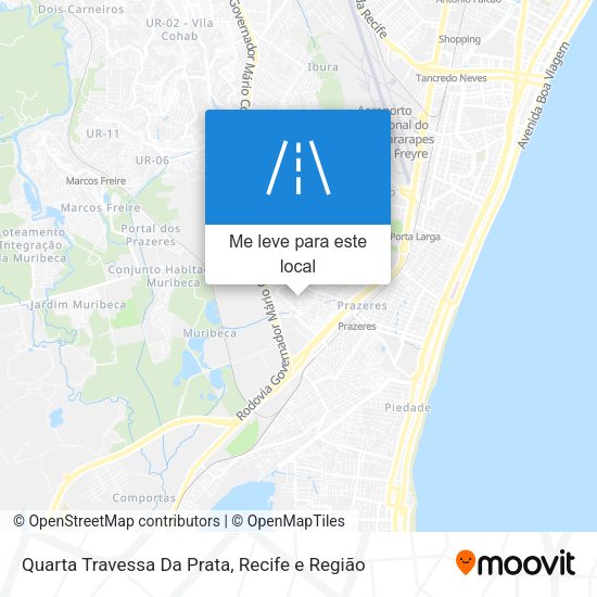 Quarta Travessa Da Prata mapa