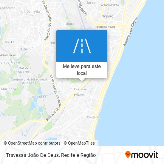 Travessa João De Deus mapa
