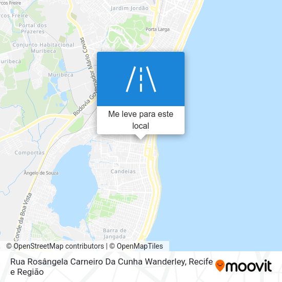 Rua Rosângela Carneiro Da Cunha Wanderley mapa