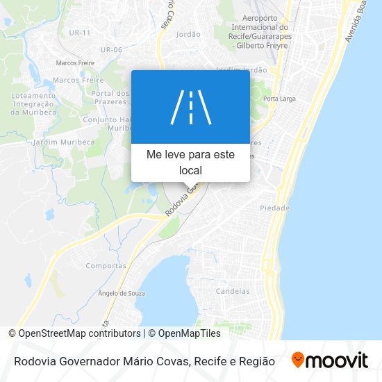 Rodovia Governador Mário Covas mapa