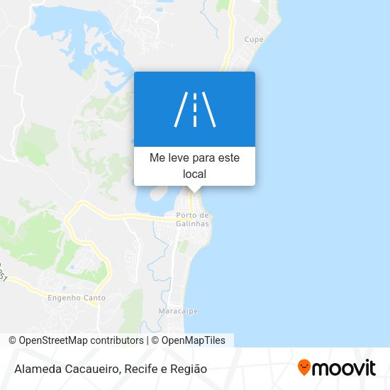 Alameda Cacaueiro mapa