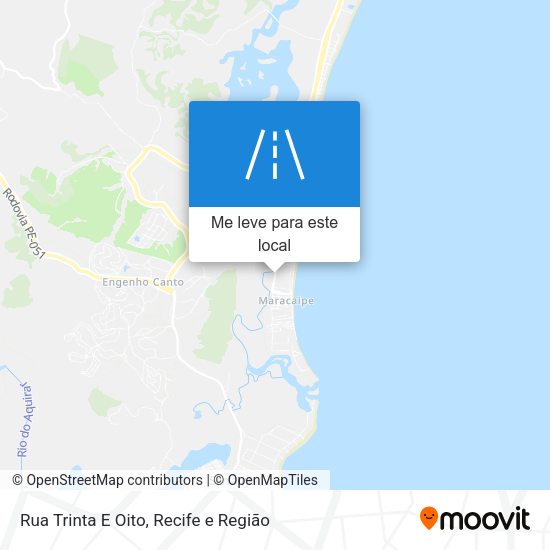 Rua Trinta E Oito mapa