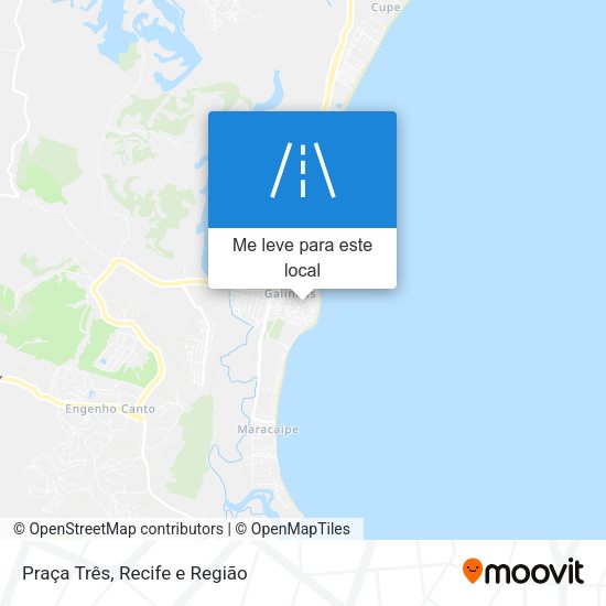 Praça Três mapa
