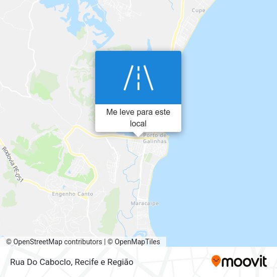 Rua Do Caboclo mapa