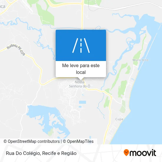 Rua Do Colégio mapa