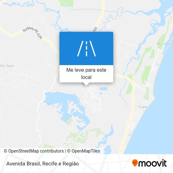 Avenida Brasil mapa
