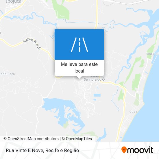 Rua Vinte E Nove mapa