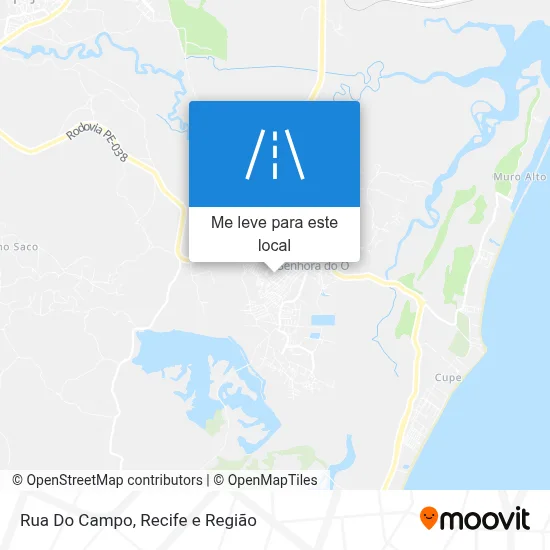 Rua Do Campo mapa