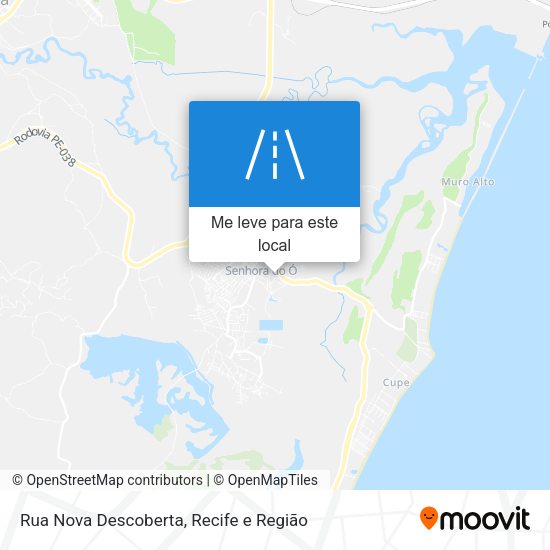 Rua Nova Descoberta mapa
