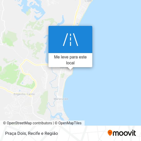 Praça Dois mapa