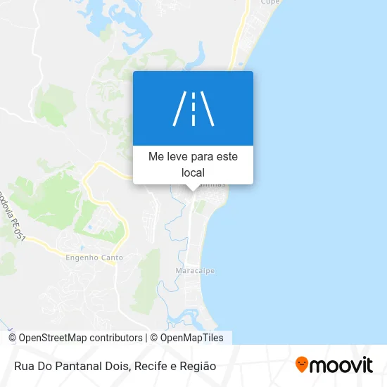 Rua Do Pantanal Dois mapa