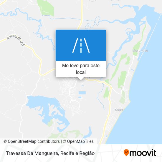 Travessa Da Mangueira mapa