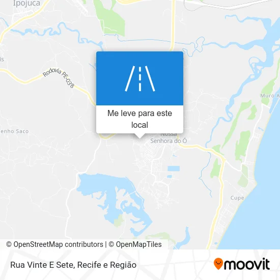 Rua Vinte E Sete mapa