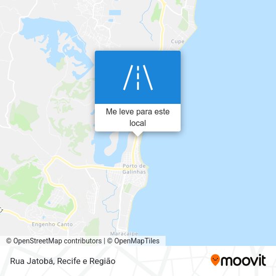 Rua Jatobá mapa