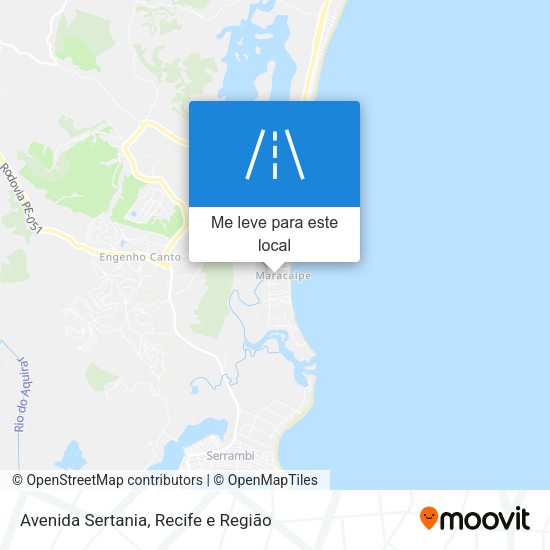 Avenida Sertania mapa