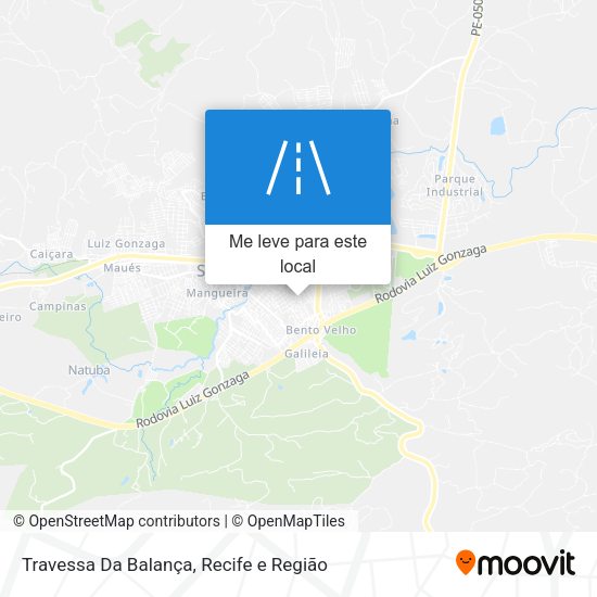 Travessa Da Balança mapa