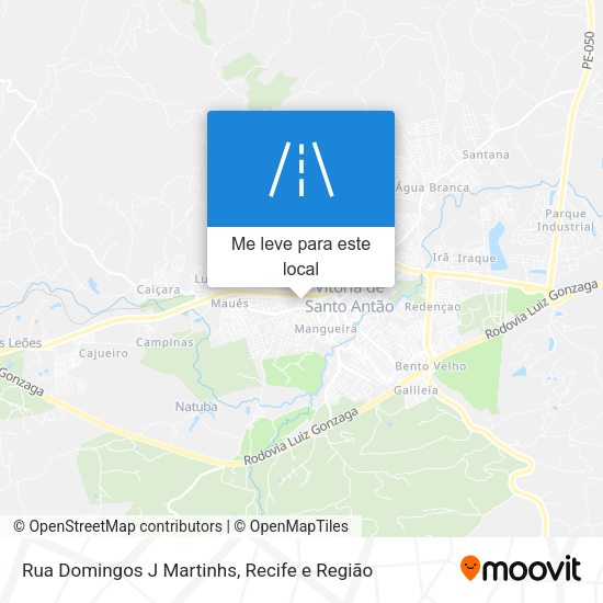 Rua Domingos J Martinhs mapa