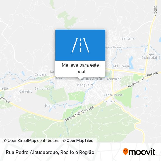 Rua Pedro Albuquerque mapa