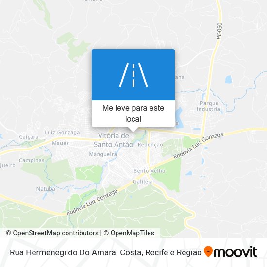 Rua Hermenegildo Do Amaral Costa mapa