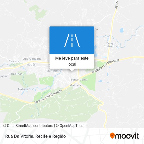 Rua Da Vitoria mapa