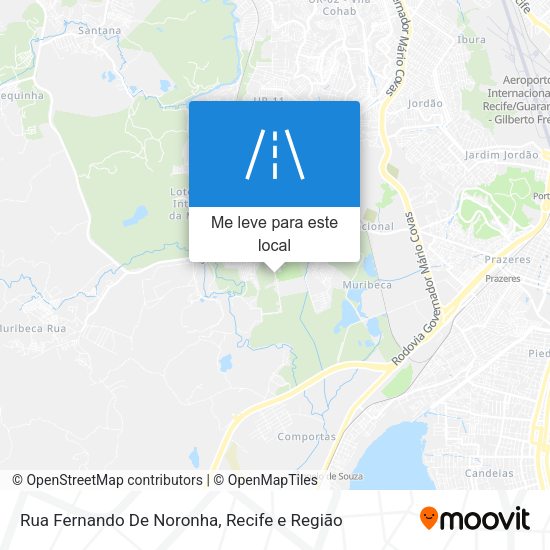 Rua Fernando De Noronha mapa