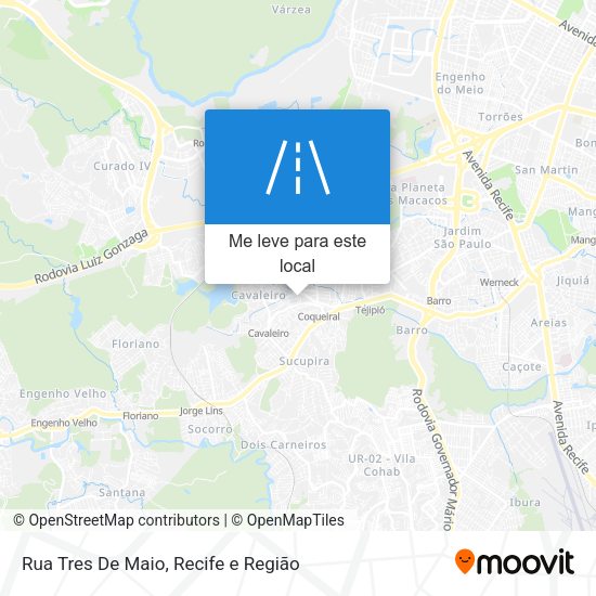 Rua Tres De Maio mapa