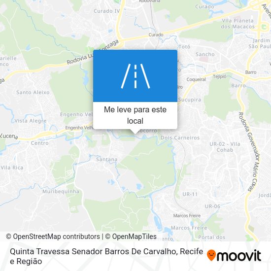 Quinta Travessa Senador Barros De Carvalho mapa