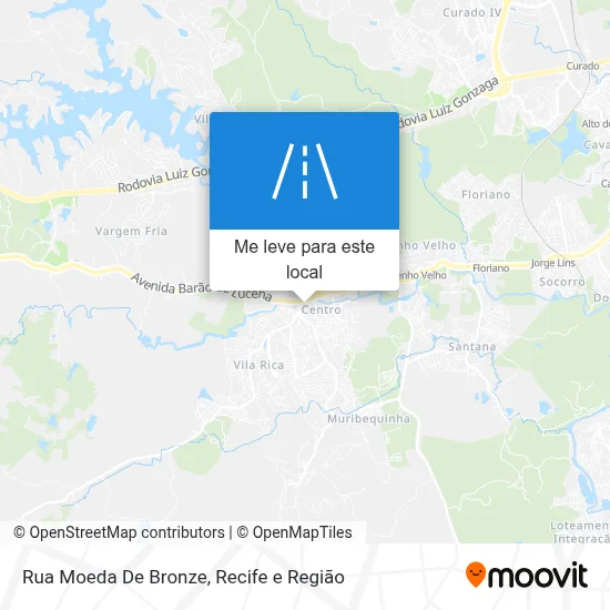 Rua Moeda De Bronze mapa