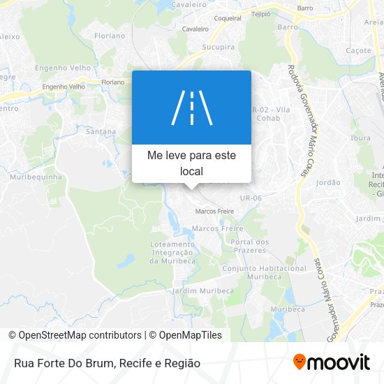 Rua Forte Do Brum mapa