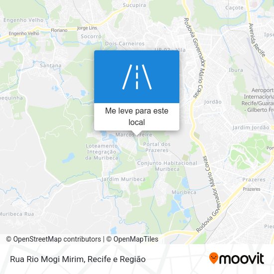 Rua Rio Mogi Mirim mapa