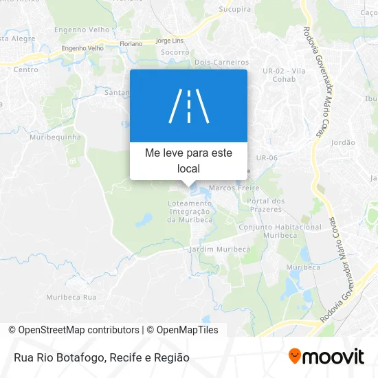 Rua Rio Botafogo mapa
