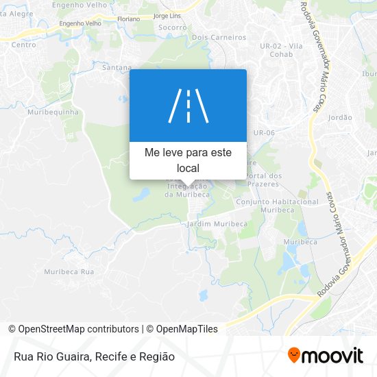 Rua Rio Guaira mapa