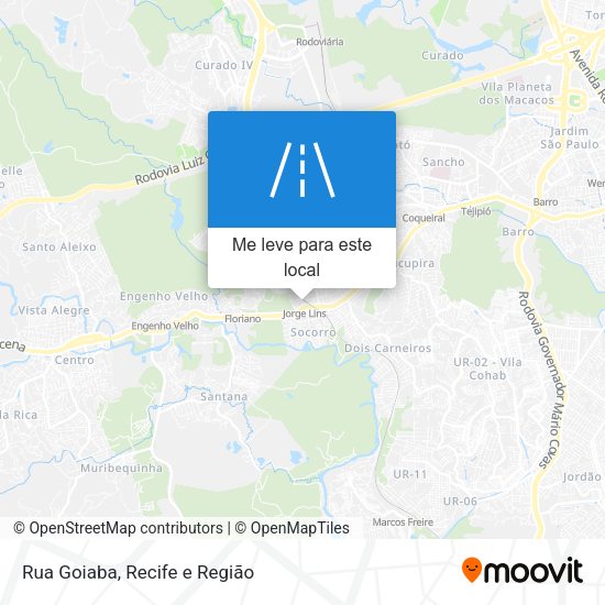 Rua Goiaba mapa