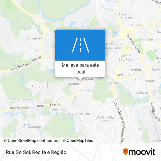 Rua Do Sol mapa