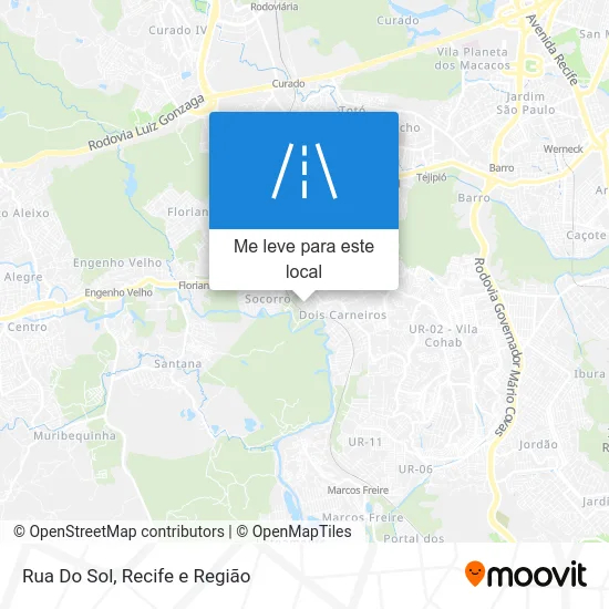Rua Do Sol mapa