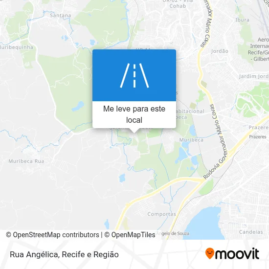 Rua Angélica mapa