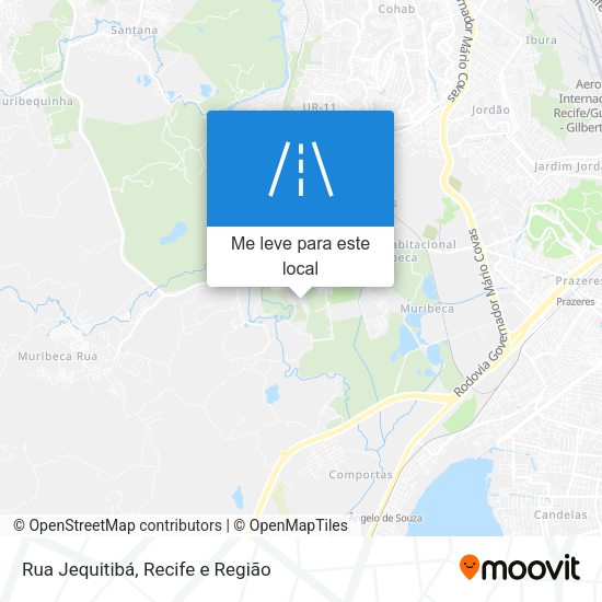 Rua Jequitibá mapa