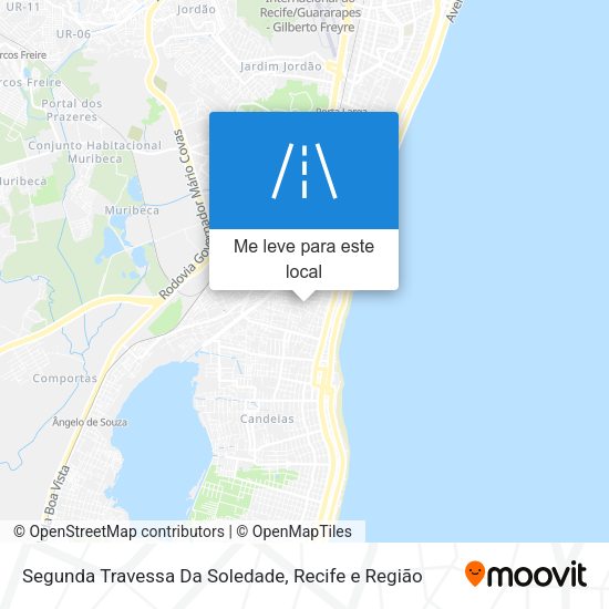 Segunda Travessa Da Soledade mapa