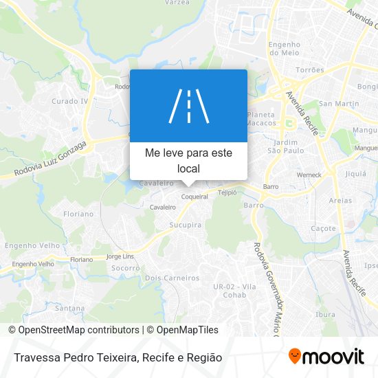 Travessa Pedro Teixeira mapa