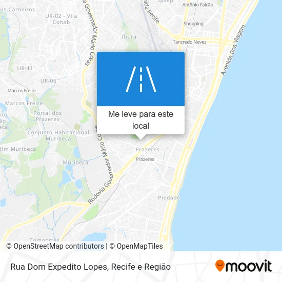Rua Dom Expedito Lopes mapa